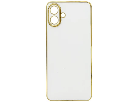 Накладка Colorful Golden Line Samsung A07 white