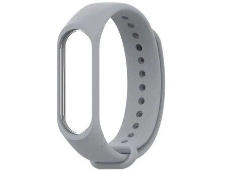 Ремінець силікон Mi Band 3/4 light gray