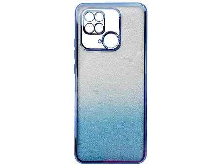 Накладка Ombre Glitter Redmi 10C/Poco C40 blue