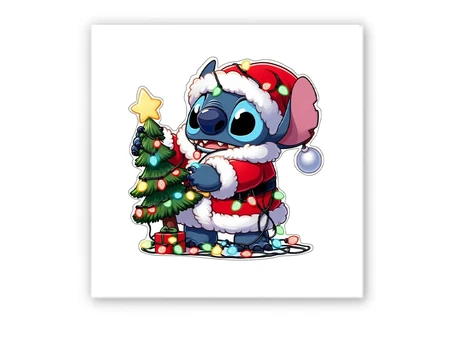 3D стікер Stix новорічний Стіч