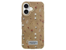 TPU Soft Flowers iPhone 17 brown