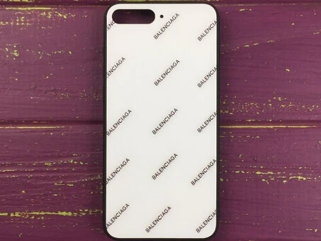 TPU+Glass Balenciaga Huawei Y6(18) White