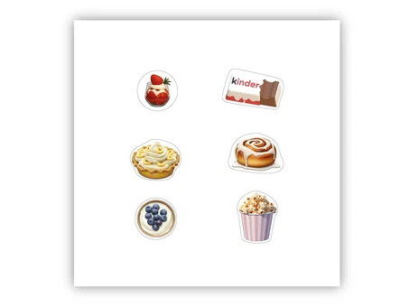 Набір 3D стікерів Stix мікро Sweets