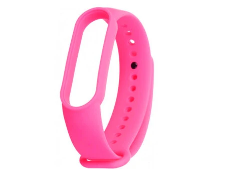Ремінець силікон Mi Band 5/6 hot pink
