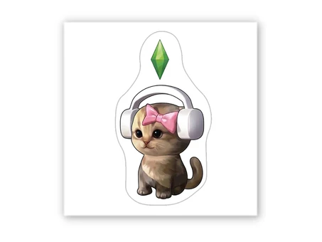 3D стікер Stix Sims Cat