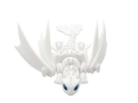 3D Іграшка Toothless matt white