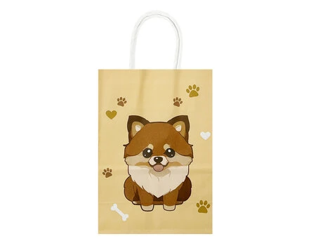 Пакет подарунковий Puppy beige