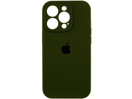Case soft touch Camera iP 14 Pro Max (48) olive