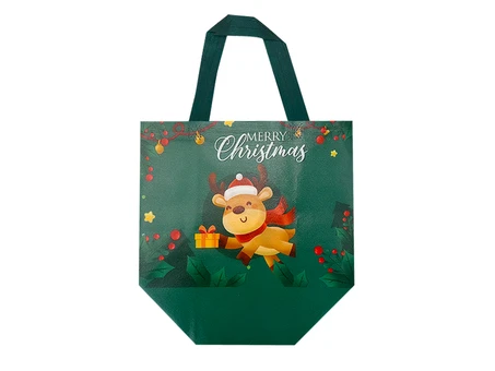 Сумка Новорічна Merry Christmas Deer 31x17x31 green