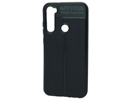 Чехол кожа Autofocus Redmi Note 8 black
