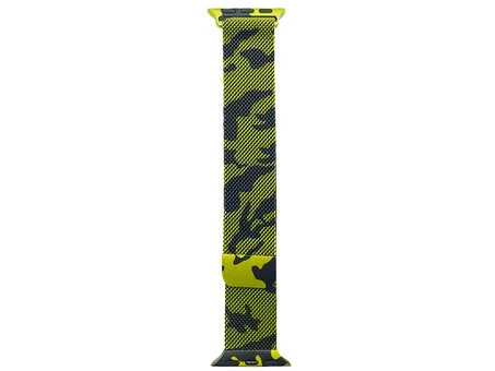 Металлические миланские часы 38/40/41/42 мм (сер.10) Камуфляж оливковый