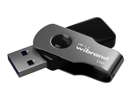 USB Flash 3.2 Wibrand Gen1 Lizard 128Gb black