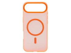 Накладка Silicone Matt MagSafe iPhone 17 Air neon orange