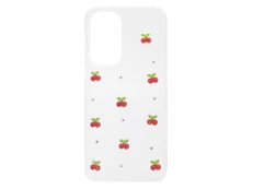 Накладка 3D Silver Chery Bead Glitter Samsung A17 clear