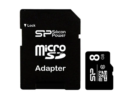 Карта пам'яті Wibrand 8Gb (10) + adapter