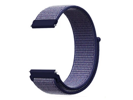 Ремінець Nylon Xiaomi Amazfit/Bip/Samsung 22mm dark blue