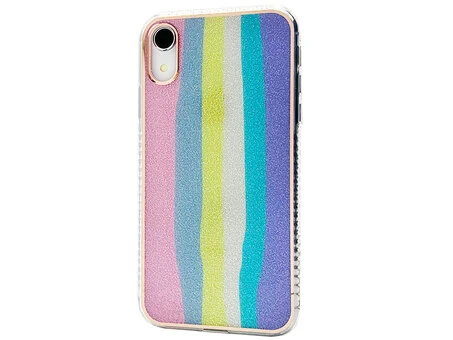 Накладка Shiny Sand Protect iPhone Xr rainbow