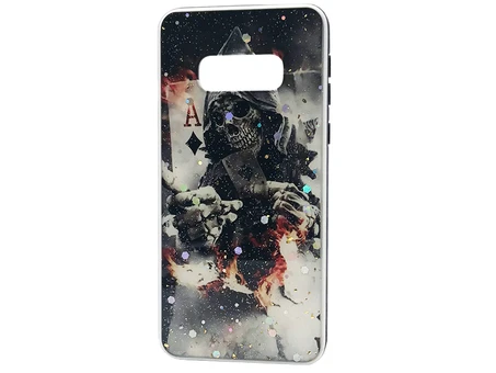 Накладка Confetti Samsung S10e Skull card