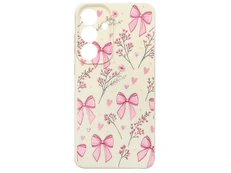 Накладка Silicone Print Sweet Bows Samsung S25 FE vanilla