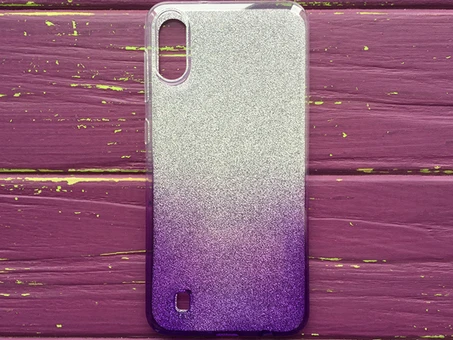 Золотой Дождь Slim Samsung M10 Violet