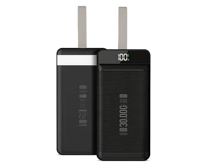 Power Bank POWERWAY QC30 22.5W/QC3.0 30000 mAh black