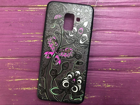 Rock Tatoo Samsung A8+(18) Бабочка