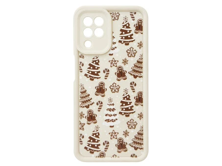 TPU Funny New Year Camera Samsung A22/M22/M32 beige