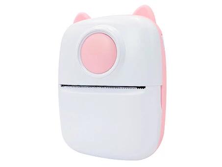 Портативний дитячий термопринтер Mini X2 Cat pink