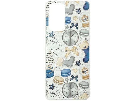 Накладка силікон Print Redmi 10/Note 11 4G Holiday mood blue