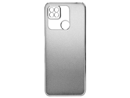 Накладка Ombre Glitter Redmi 9C/10A silver
