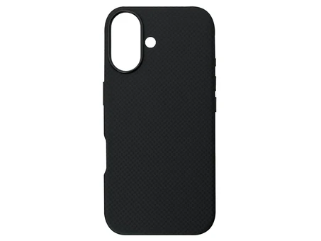 Накладка Carbon Fiber Case MagSafe iPhone 16 black