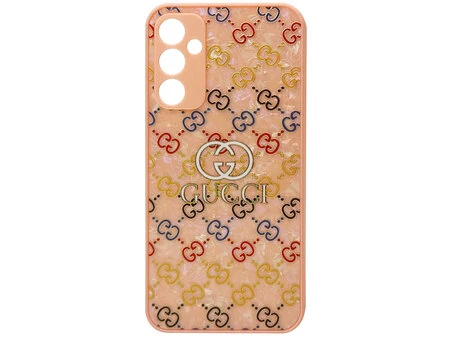TPU+PC Marlble case Samsung A34 Gucci pink