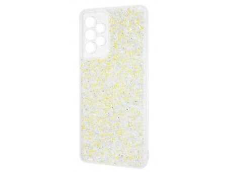Чохол Diamond Confetti Samsung A73 gold