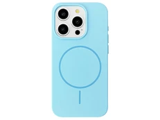 Case soft touch "NO LOGO" MagSafe низ iP 15 Pro (45) sky blue