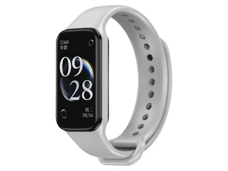 Ремінець силікон Mi Band 8 Active gray