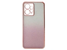 Накладка Ombre Glitter Redmi Note 12 rose gold