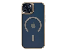 Накладка Metal Protection MagSafe iPhone 15 beige