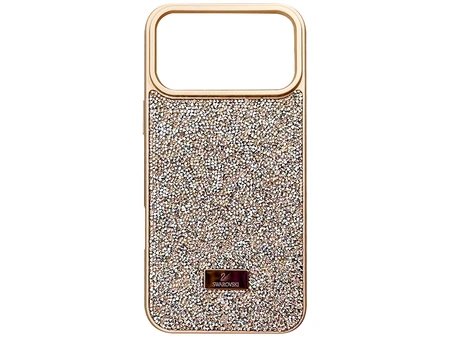 Чохол Swarovski Grainy Diamonds iPhone 17 Pro Max gold