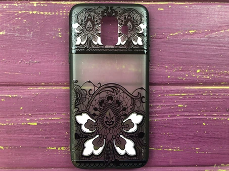 Rock Tatoo Samsung A6 (18) Білі квіти