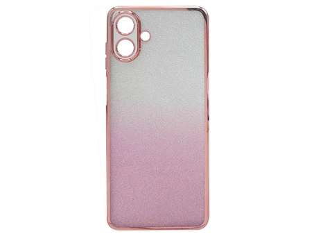 Накладка Ombre Glitter Samsung A07 rose gold