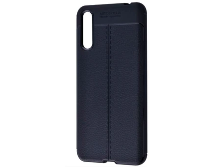 Накладка шкіра Autofocus Huawei P Smart S black