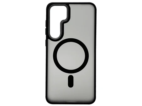 Shadow Matt Metal Buttons Corrugated MagSafe Samsung S24+/S25+ black