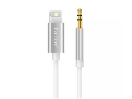 Кабель AUX Earldom ET-AUX22 3.5 to Lightning (1m) white