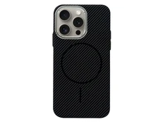 Накладка Carbon Metal Buttons Frame MagSafe iPhone 16 Pro Max black