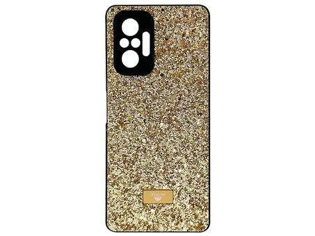 Накладка Level Shining Diamond Redmi Note 10 Pro gold