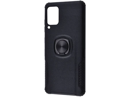 Case ring техно кожа Huawei P40 Lite black