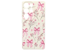 Накладка Silicone Print Sweet Bows Samsung S25 Ultra vanilla