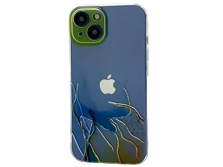 Силікон S-Case iPhone 13 clear/yellow