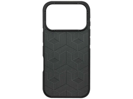 Накладка Luxury Carbon Fiber Pattern MagSafe iPhone 17 Pro Max gray/black