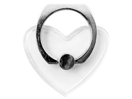 Ring Steel Heart clear